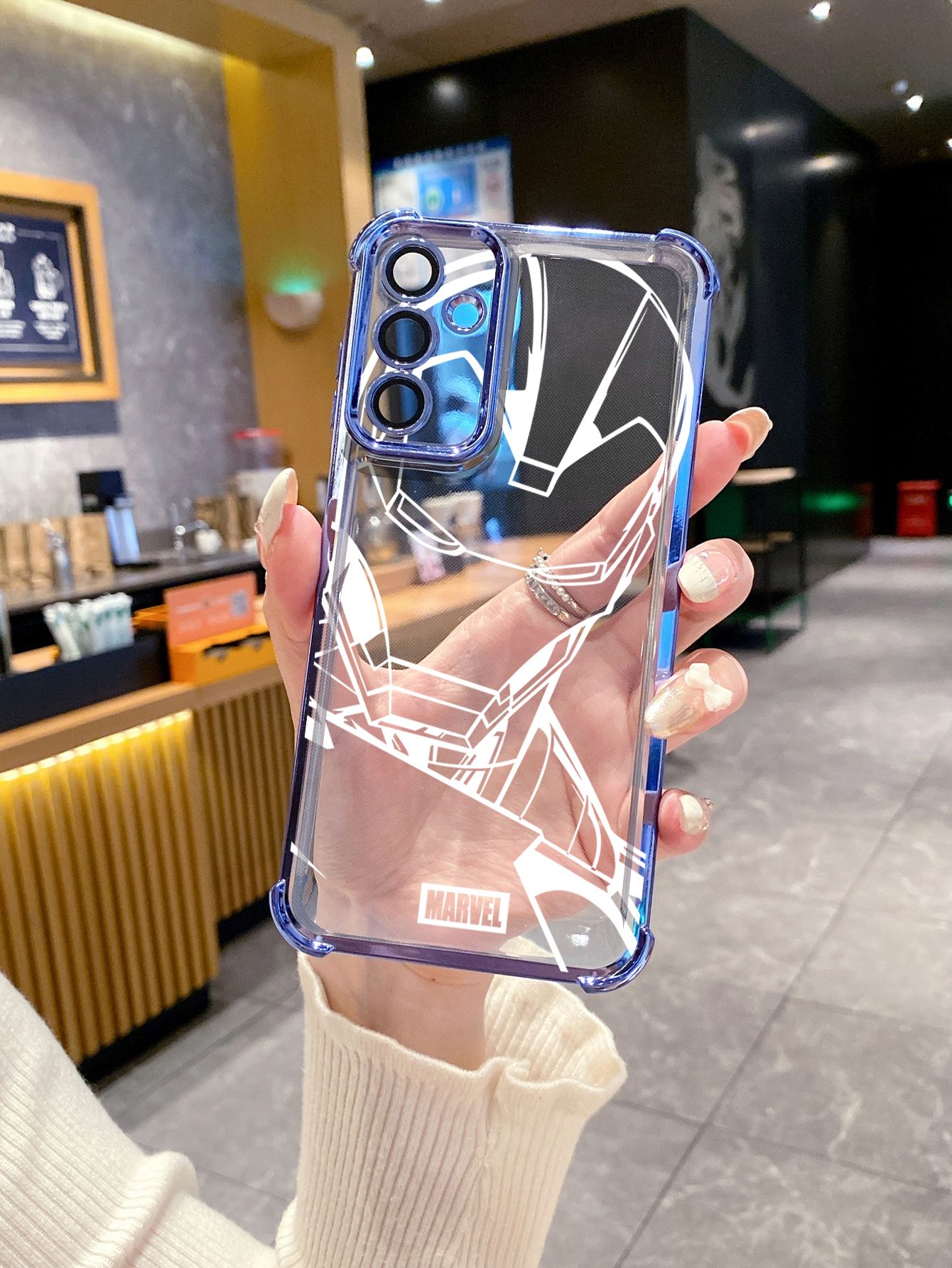 For Xiaomi Redmi Note 14 13 Pro 5G 12S 4G 12 Turbo 11S 13C 12C Spider-Man Plating Frame Clear Phone Case Anti-shock Cover