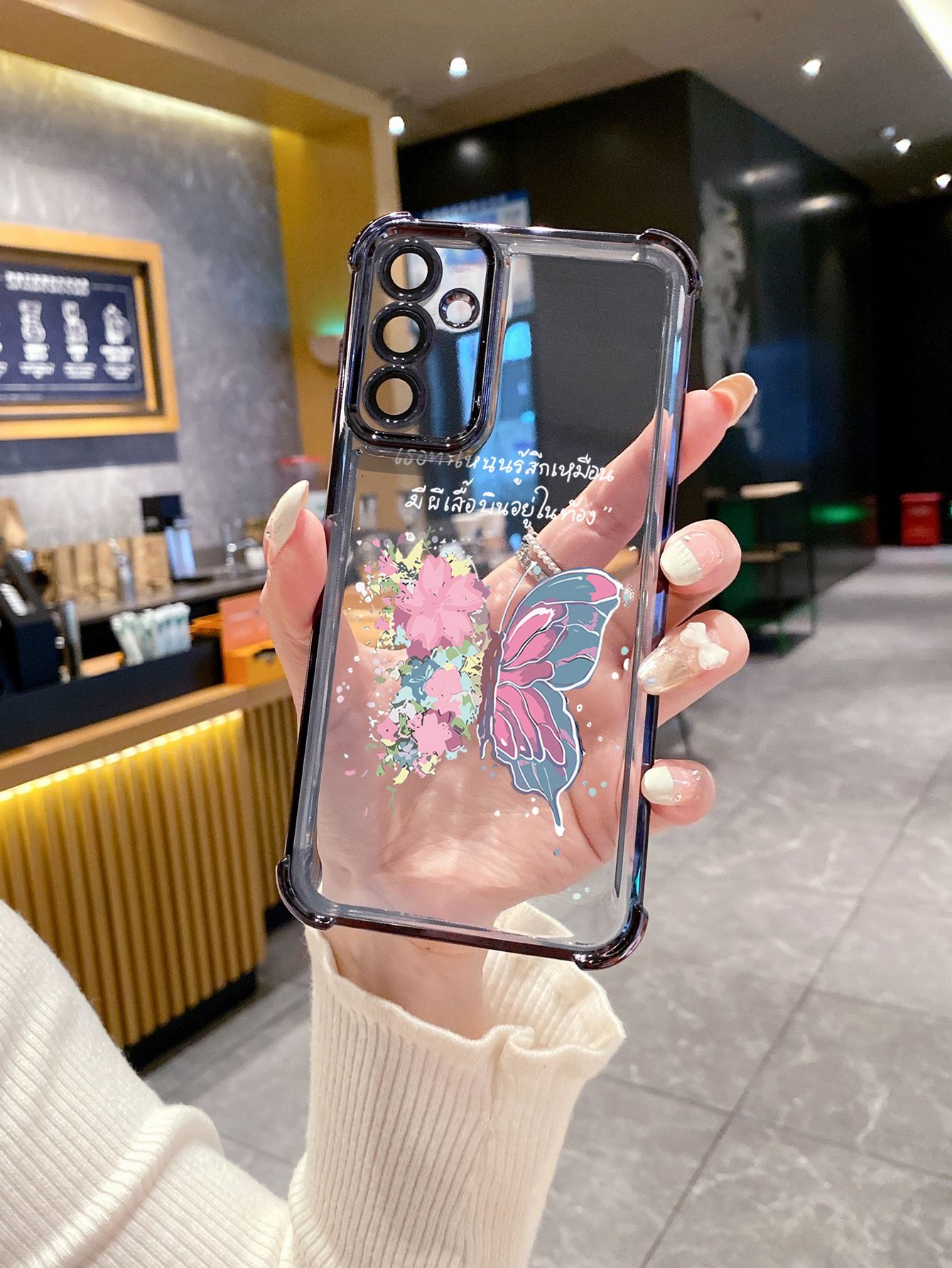 For Huawei Pura 70 Ultra Mate 60 70 Pro Honor 300 200 X9A 90 Lite Rose Butterfly Plating Frame Clear Phone Case Anti-shock Cover