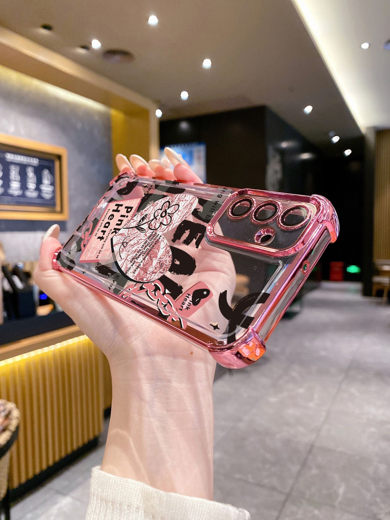 For Huawei Pura 70 Ultra Mate 60 70 Pro Honor 300 200 X9A 90 Lite Heart Flower Butterfly Plating Frame Clear Phone Case Anti-shock Cover