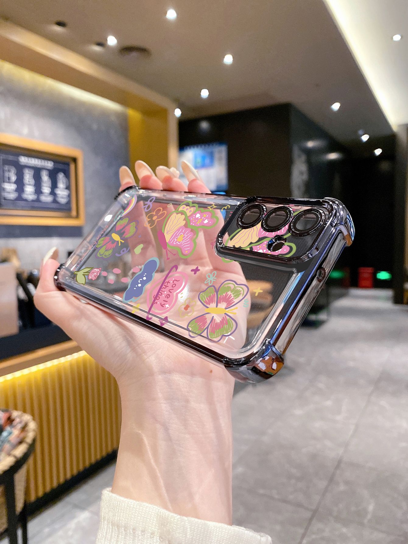 For Huawei Pura 70 Ultra Mate 60 70 Pro Honor 300 200 X9A 90 Lite Heart Flower Butterfly Plating Frame Clear Phone Case Anti-shock Cover