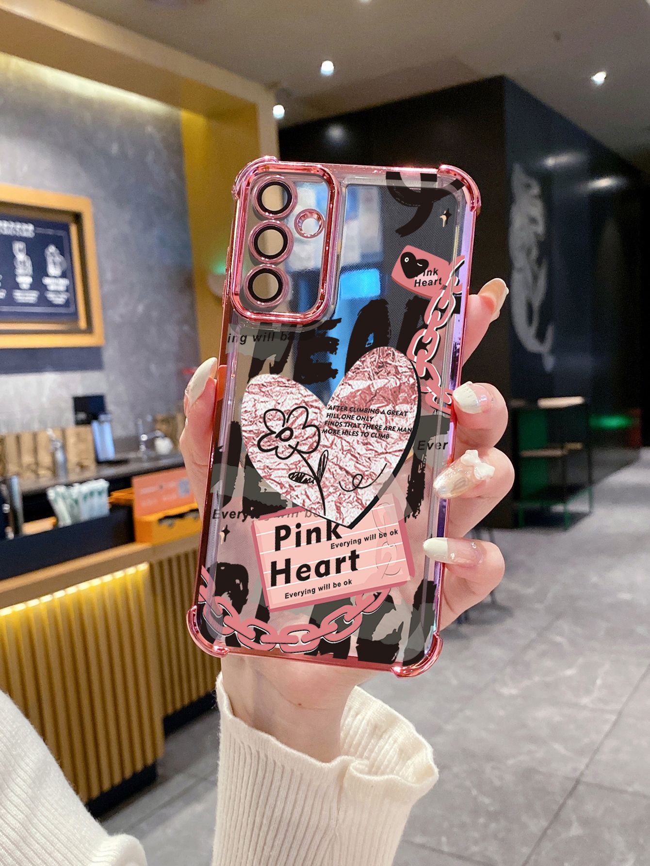 For Huawei Pura 70 Ultra Mate 60 70 Pro Honor 300 200 X9A 90 Lite Heart Flower Butterfly Plating Frame Clear Phone Case Anti-shock Cover