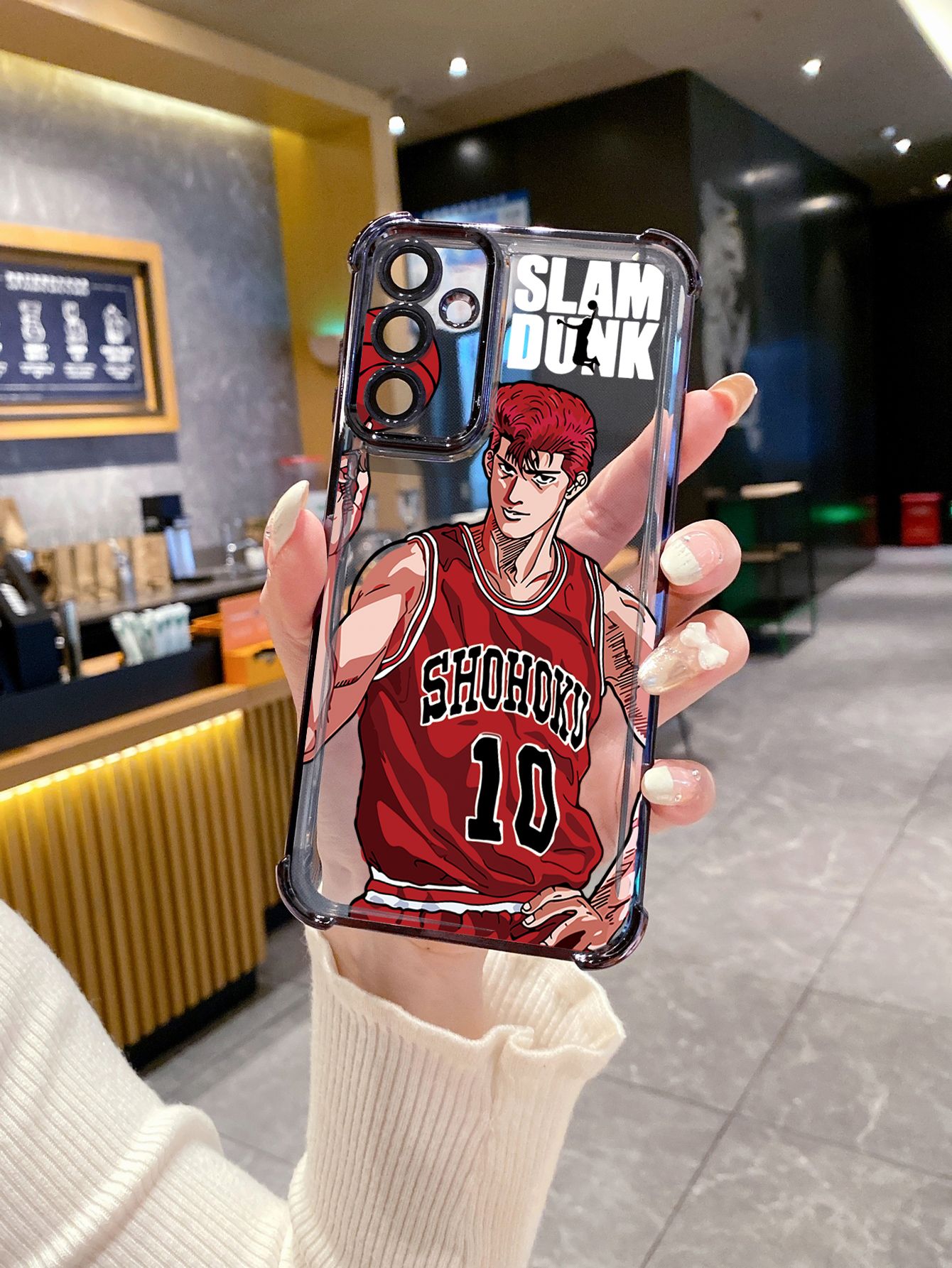For Huawei Pura 70 Ultra Mate 60 70 Pro Honor 300 200 X9A 90 Lite SLAM DUNK Plating Frame Clear Phone Case Anti-shock Cover