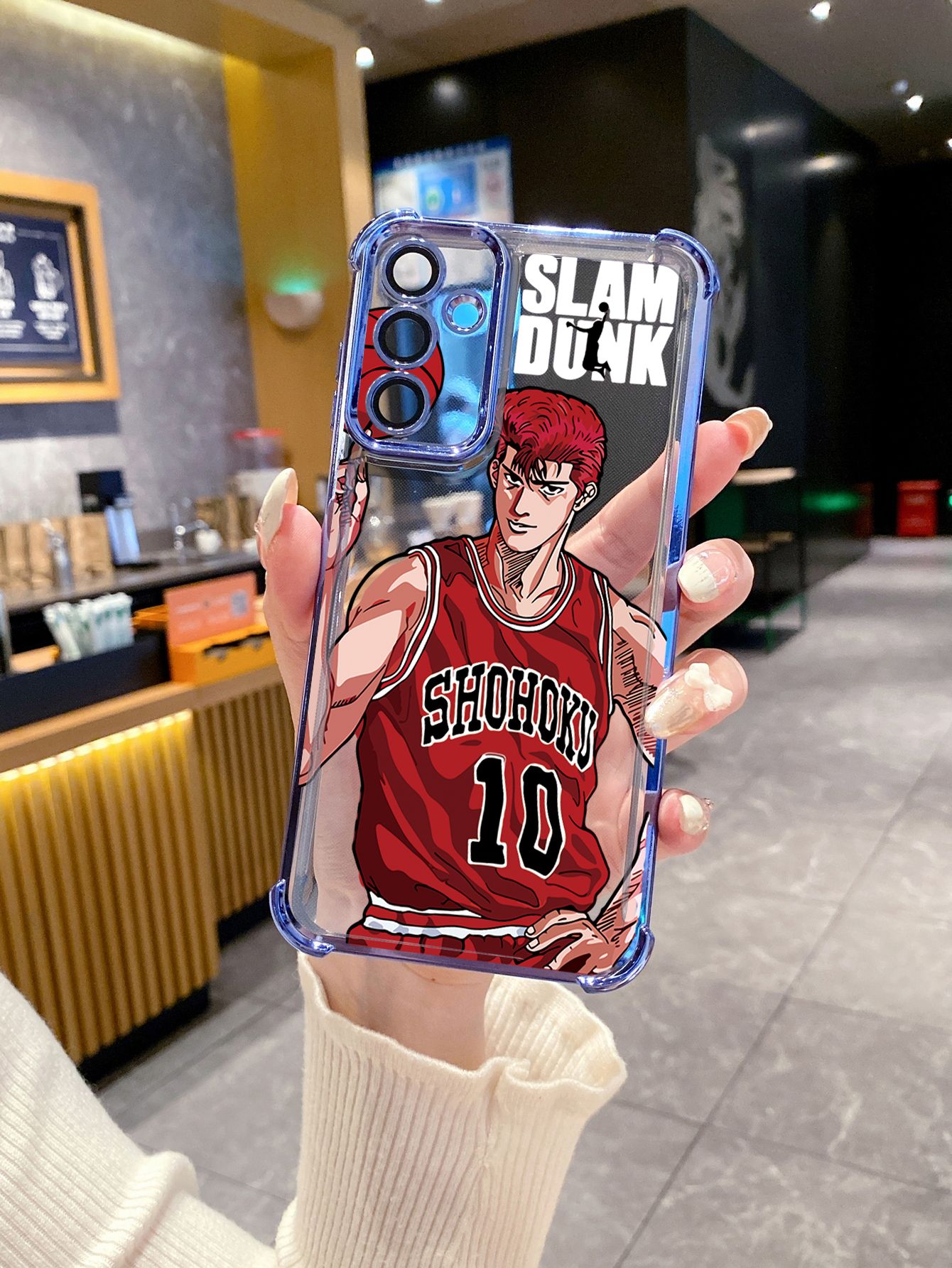 For Huawei Pura 70 Ultra Mate 60 70 Pro Honor 300 200 X9A 90 Lite SLAM DUNK Plating Frame Clear Phone Case Anti-shock Cover