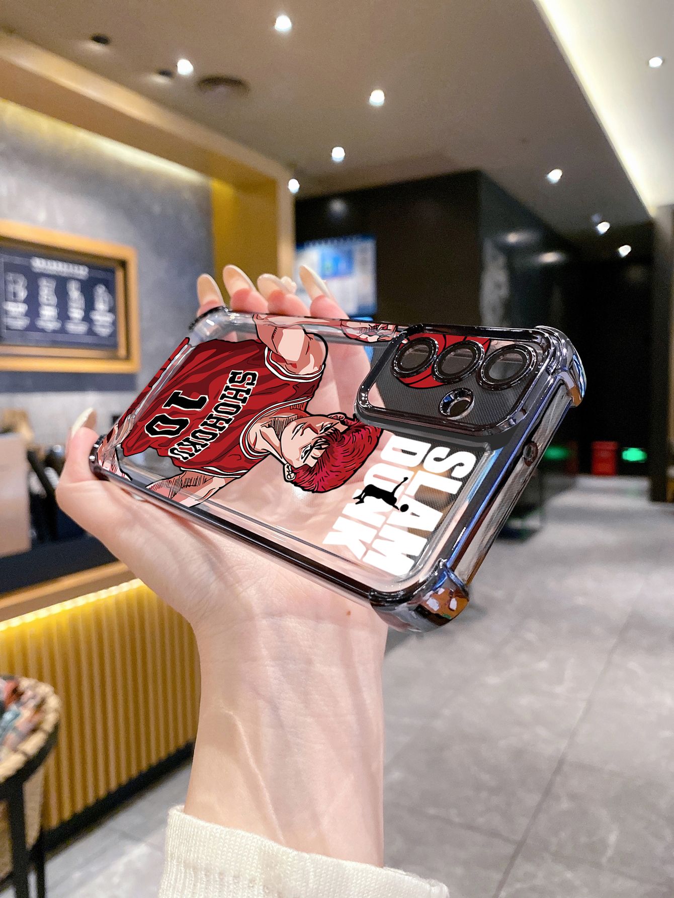 For Huawei Pura 70 Ultra Mate 60 70 Pro Honor 300 200 X9A 90 Lite SLAM DUNK Plating Frame Clear Phone Case Anti-shock Cover