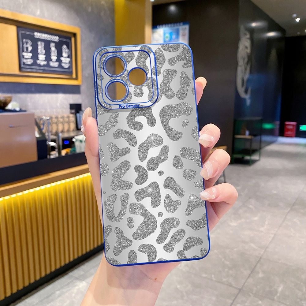For Realme C61 C63 C65 C67 C53 C51 Note 50 60 C21 C33 C30 C35 C11 2021 C12 C15 C21Y C25Y Realme 12 13 Gradient Leopard Full Protective Case Anti Drop Cover