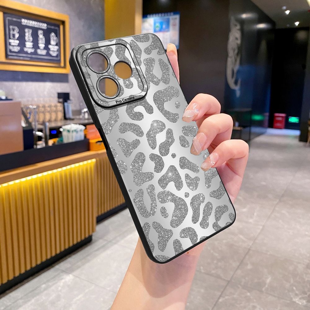 For Realme C61 C63 C65 C67 C53 C51 Note 50 60 C21 C33 C30 C35 C11 2021 C12 C15 C21Y C25Y Realme 12 13 Gradient Leopard Full Protective Case Anti Drop Cover