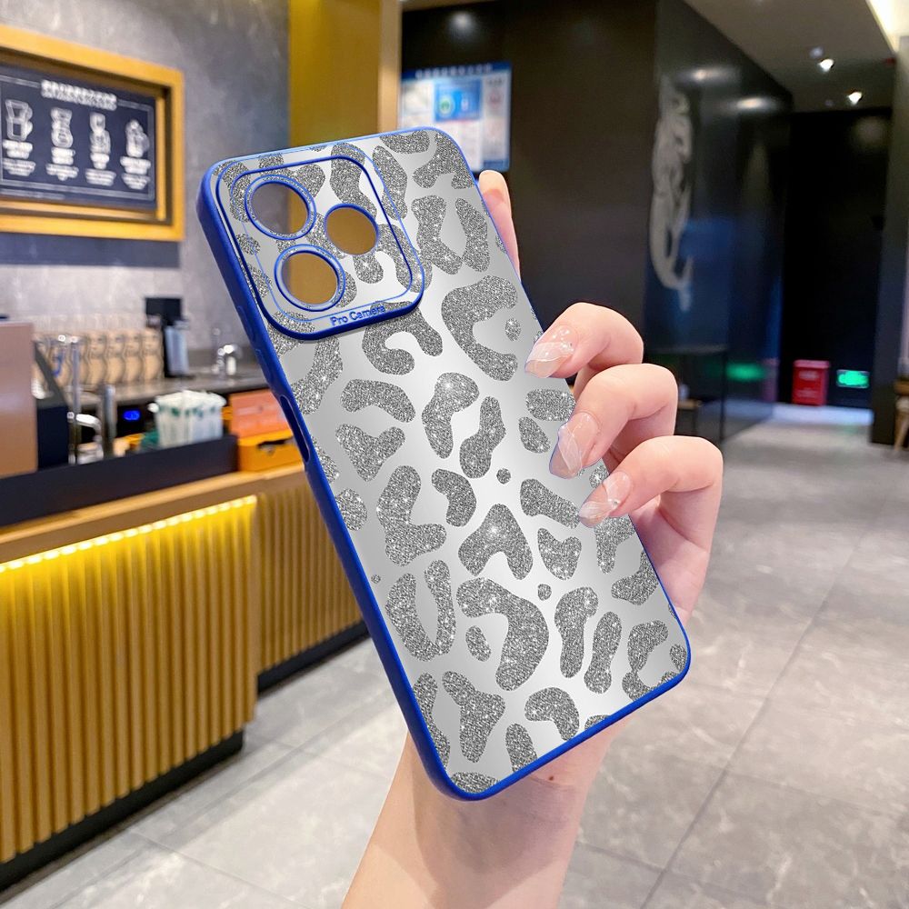 For Realme C61 C63 C65 C67 C53 C51 Note 50 60 C21 C33 C30 C35 C11 2021 C12 C15 C21Y C25Y Realme 12 13 Gradient Leopard Full Protective Case Anti Drop Cover