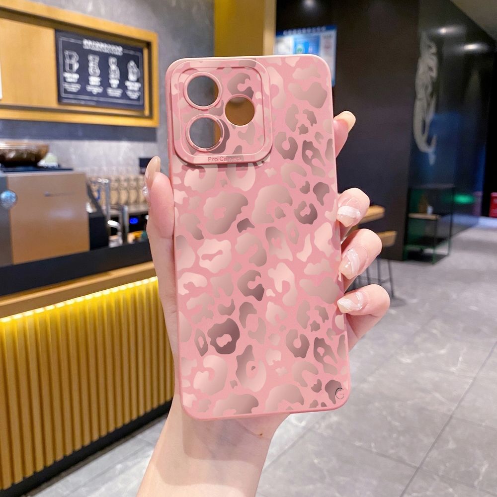 For Realme C61 C63 C65 C67 C53 C51 Note 50 60 C21 C33 C30 C35 C11 2021 C12 C15 C21Y C25Y Realme 12 13 Gradient Leopard Full Protective Case Anti Drop Cover
