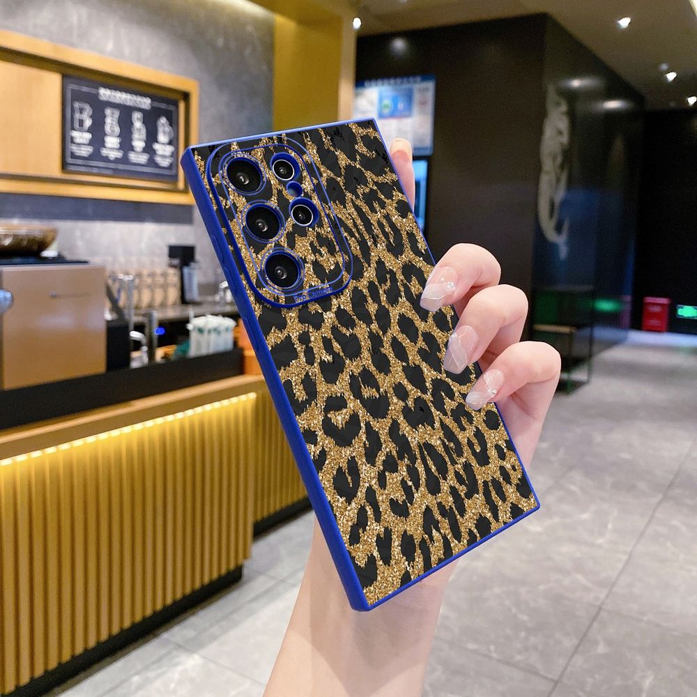 For Samsung Galaxy S24 S23 Ultra S22 Plus Note 20 S21 FE S20 Wild Leopard Print Full Protective Case Anti Drop Cover