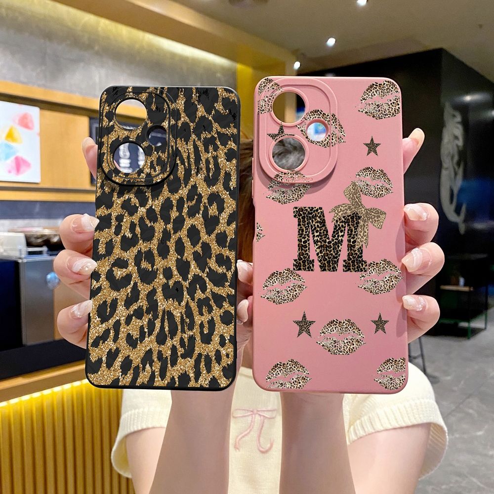 For VIVO Y28 Y03 Y18 Y17S Y27 Y15A Y15S Y02S Y02A Y36 Y33S Y12S Y12A Y01 Y1S Y20A Y22 Wild Leopard Print Full Protective Case Anti Drop Cover