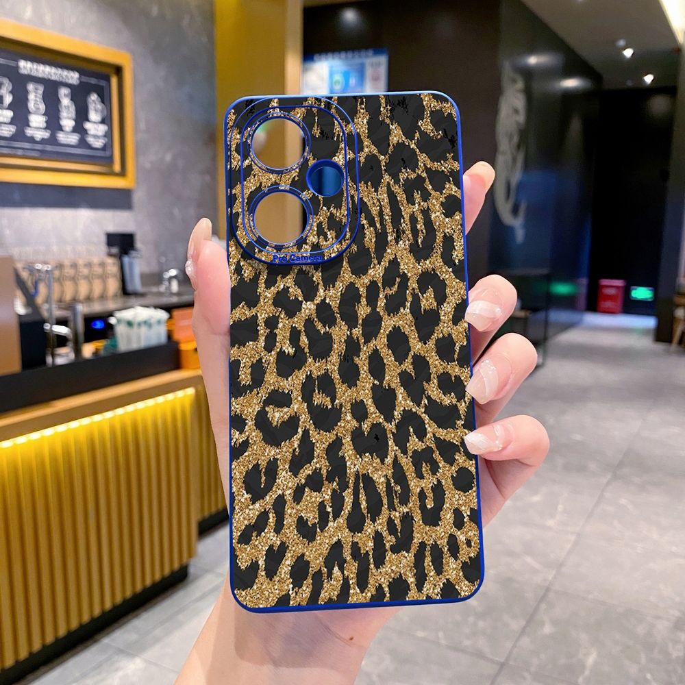 For VIVO Y28 Y03 Y18 Y17S Y27 Y15A Y15S Y02S Y02A Y36 Y33S Y12S Y12A Y01 Y1S Y20A Y22 Wild Leopard Print Full Protective Case Anti Drop Cover