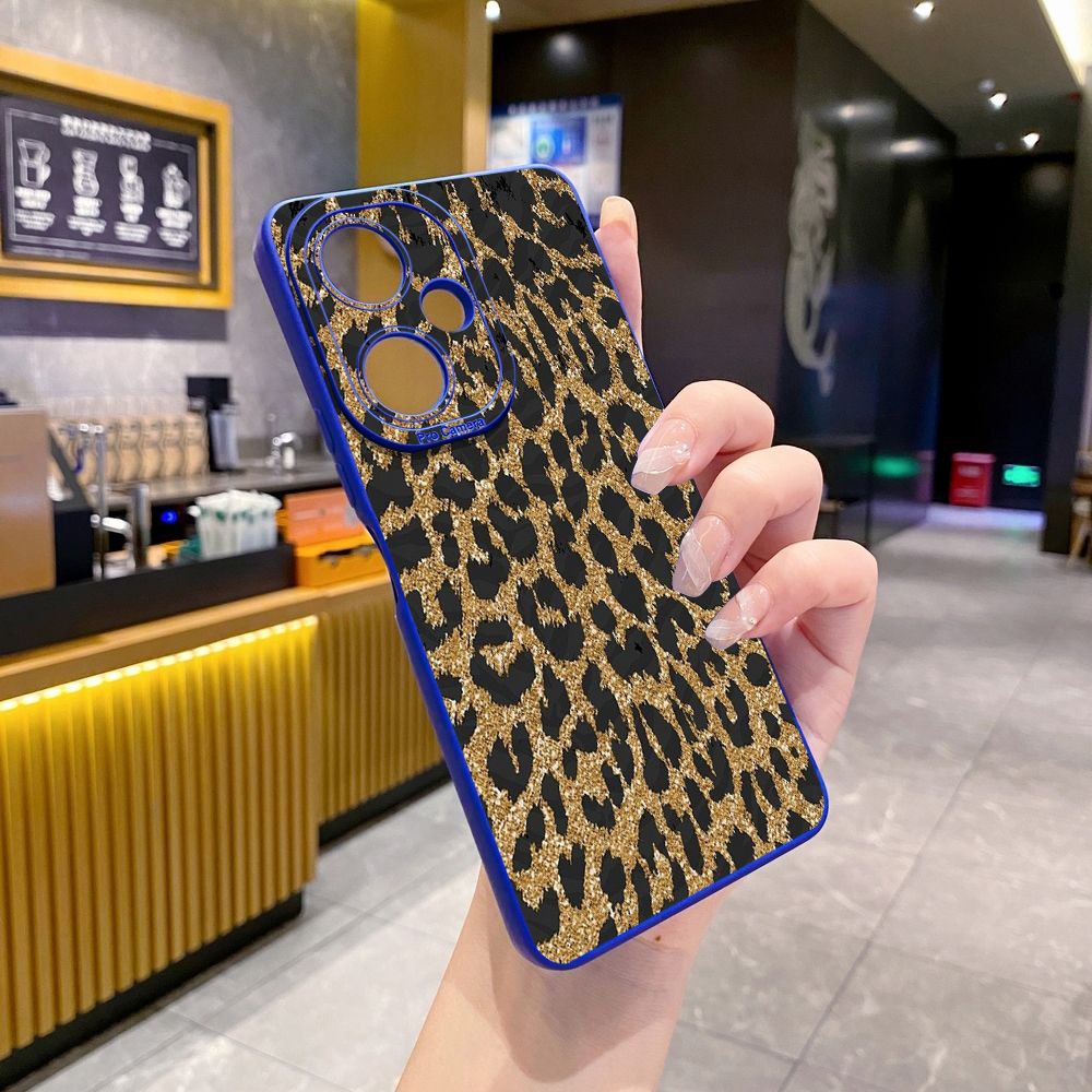 For VIVO Y28 Y03 Y18 Y17S Y27 Y15A Y15S Y02S Y02A Y36 Y33S Y12S Y12A Y01 Y1S Y20A Y22 Wild Leopard Print Full Protective Case Anti Drop Cover