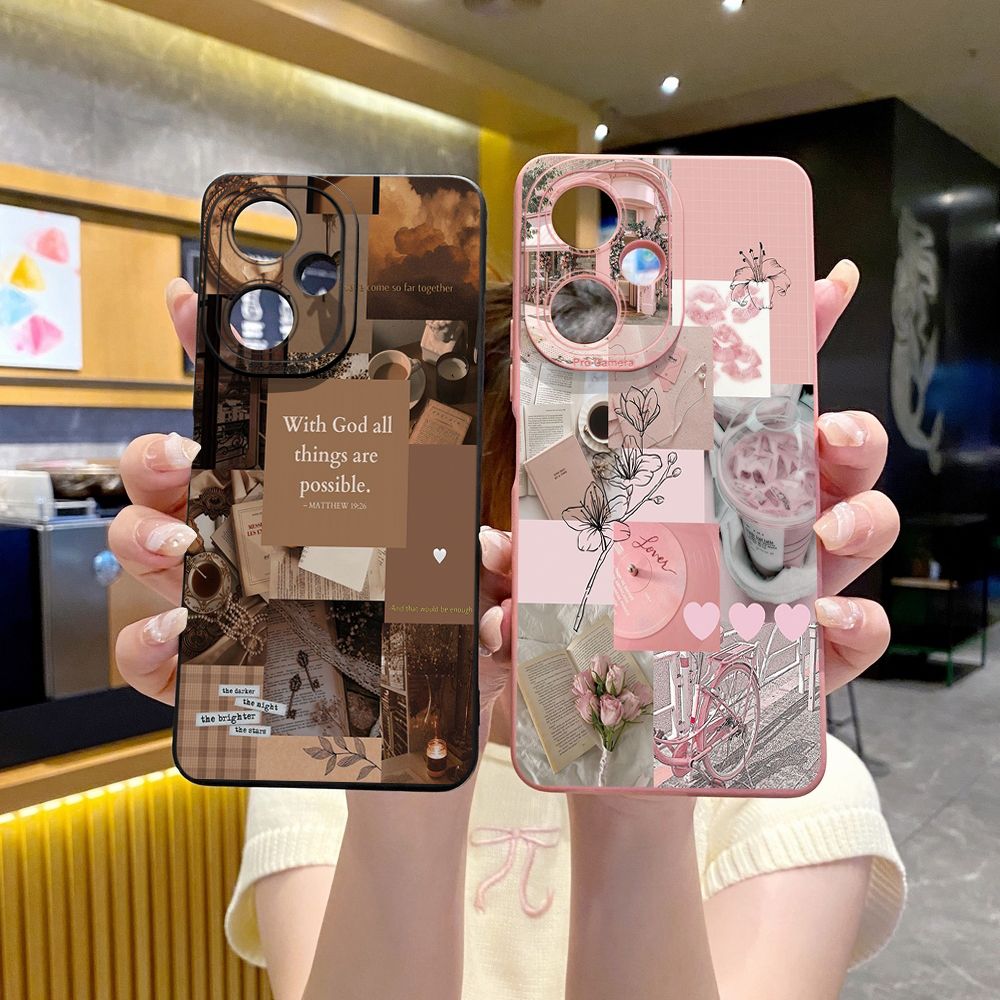 For VIVO Y28 Y03 Y18 Y17S Y27 Y15A Y15S Y02S Y02A Y36 Y33S Y12S Y12A Y01 Y1S Y20A Y22 With God all things are Possible Full Protective Case Anti Drop Cover