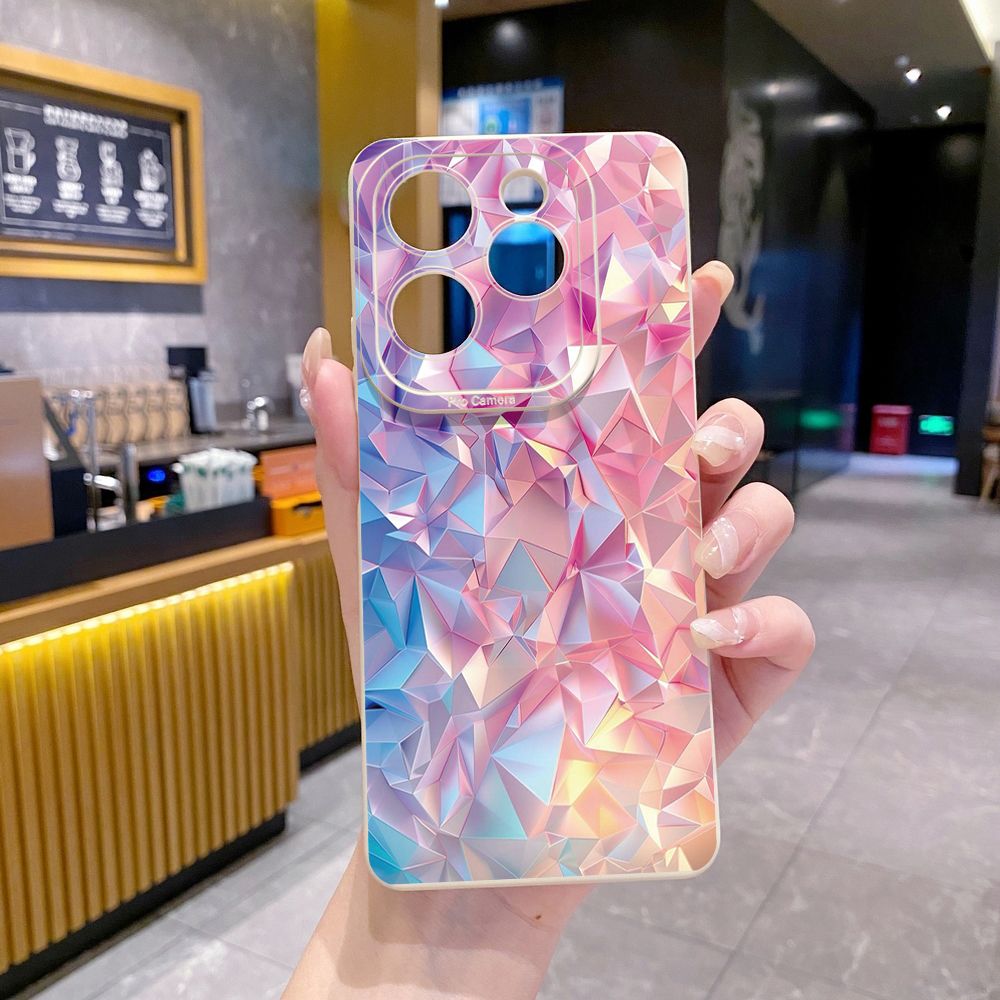 For Infinix Hot 50i 40i 40 Pro Note 12 G96 30 Hot 20 Play 12i 30i 20i 10S 11 Play 11S 10i Smart 8 9 5 Gradient Blue Seascape  Full Protective Case Anti Drop Cover