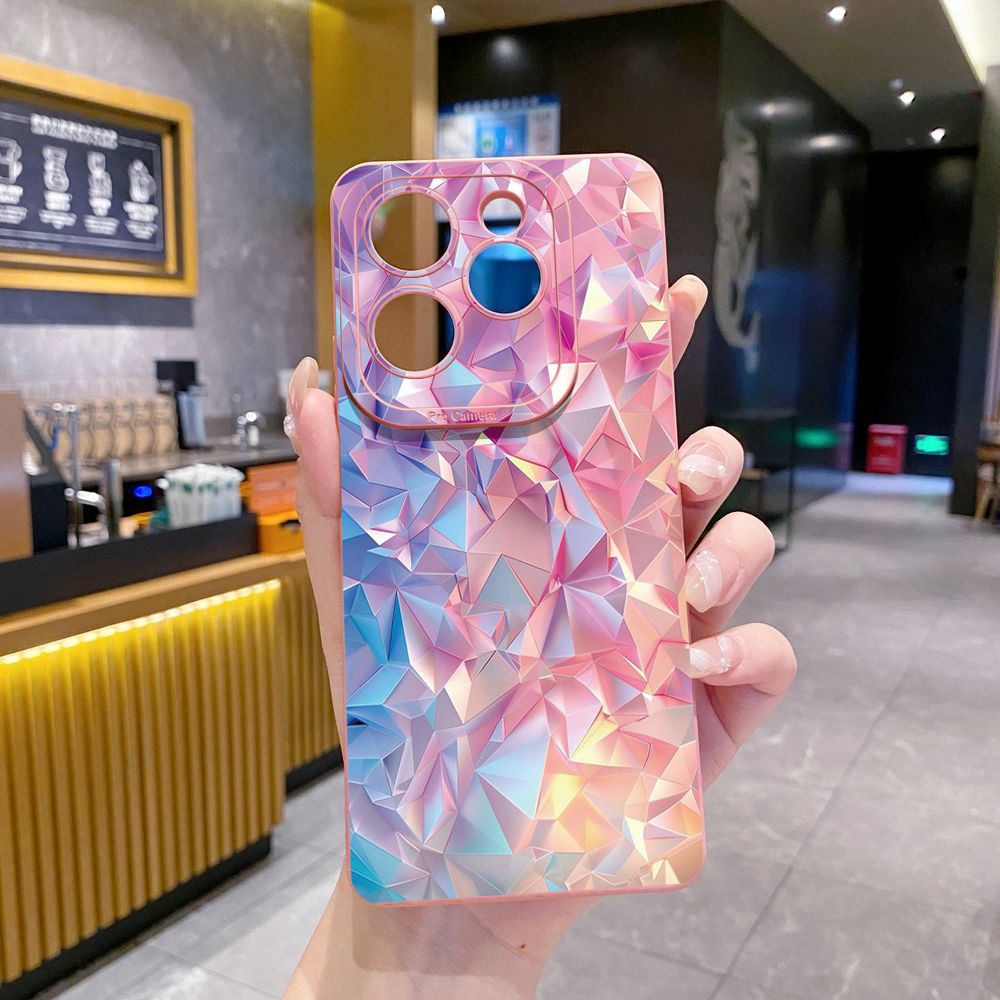 For Infinix Hot 50i 40i 40 Pro Note 12 G96 30 Hot 20 Play 12i 30i 20i 10S 11 Play 11S 10i Smart 8 9 5 Gradient Blue Seascape  Full Protective Case Anti Drop Cover
