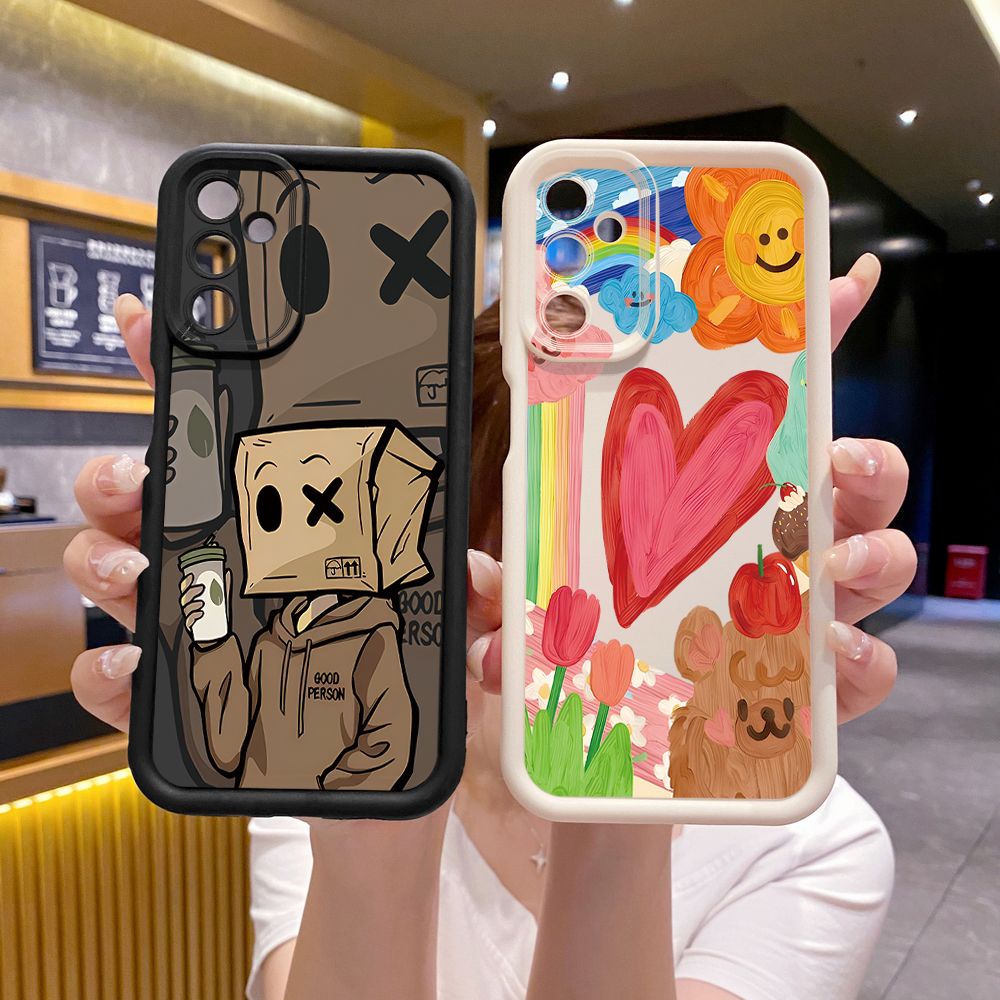 for Samsung Galaxy A15 A05 A35 A55 A14 A34 A33 A53 A73 A32 A52S A72 Good Person Full Protective Phone Case Anti Drop Cover