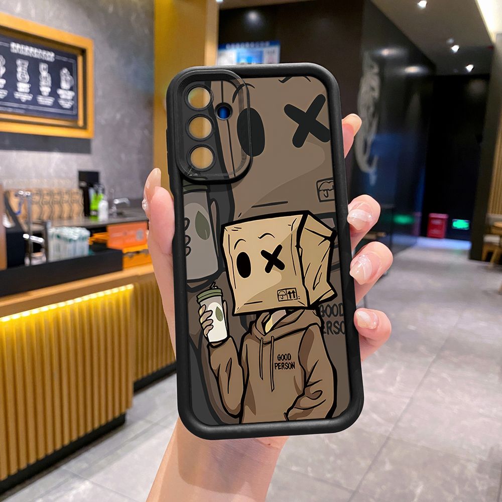 for Samsung Galaxy A15 A05 A35 A55 A14 A34 A33 A53 A73 A32 A52S A72 Good Person Full Protective Phone Case Anti Drop Cover