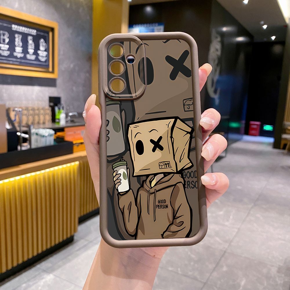 for Samsung Galaxy A15 A05 A35 A55 A14 A34 A33 A53 A73 A32 A52S A72 Good Person Full Protective Phone Case Anti Drop Cover