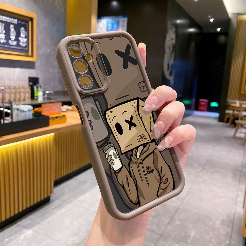 for Samsung Galaxy A15 A05 A35 A55 A14 A34 A33 A53 A73 A32 A52S A72 Good Person Full Protective Phone Case Anti Drop Cover