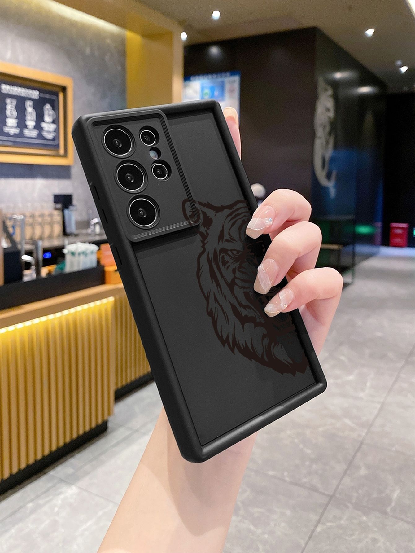 for Samsung Galaxy S24 S23 Ultra S22 Plus S21 FE S20 Cool Tiger Spider Full Protective Phone Case Anti Drop Cover