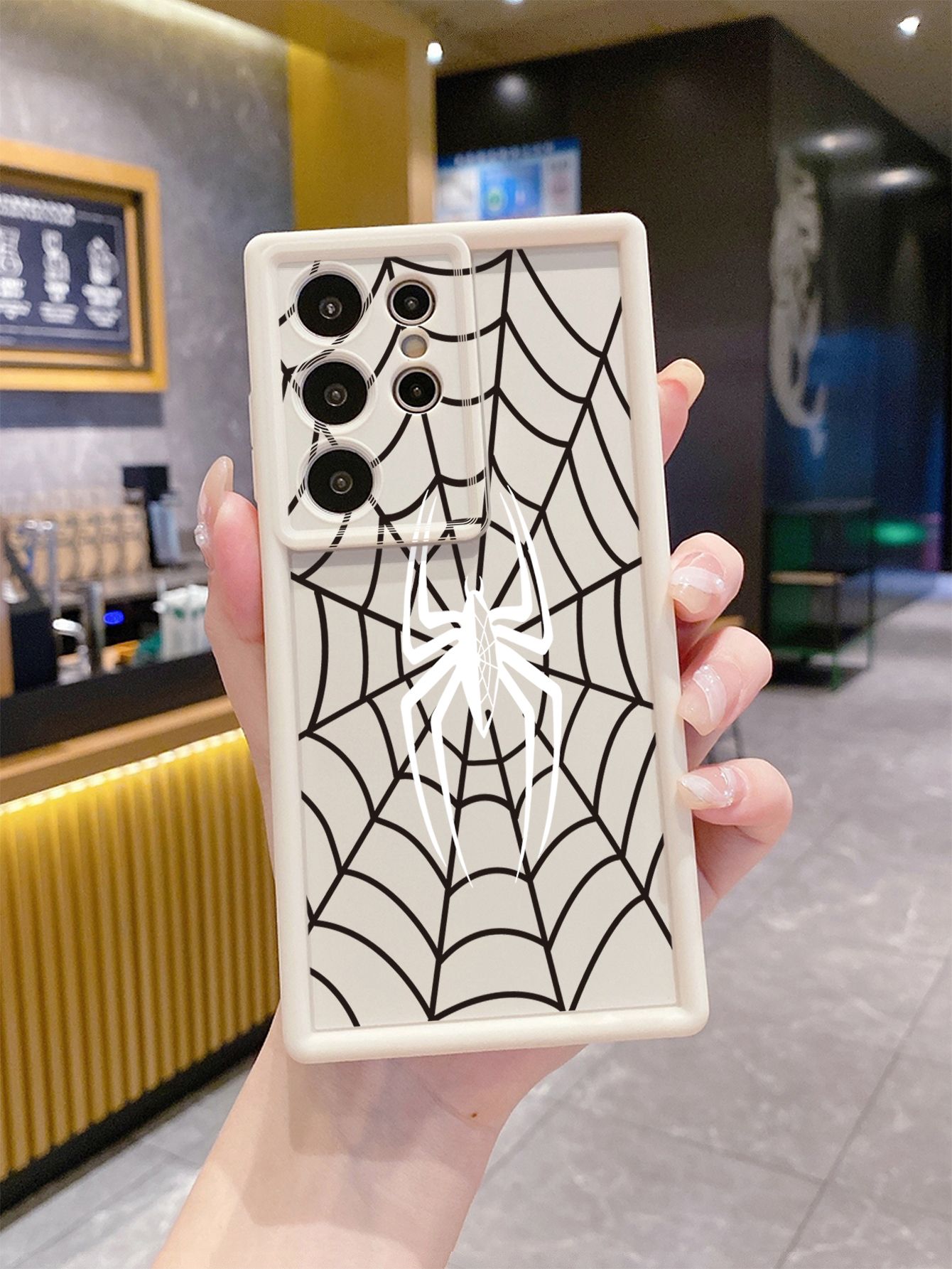 for Samsung Galaxy S24 S23 Ultra S22 Plus S21 FE S20 Cool Tiger Spider Full Protective Phone Case Anti Drop Cover