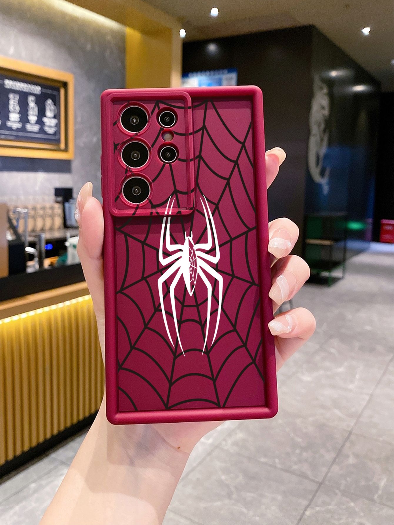 for Samsung Galaxy S24 S23 Ultra S22 Plus S21 FE S20 Cool Tiger Spider Full Protective Phone Case Anti Drop Cover