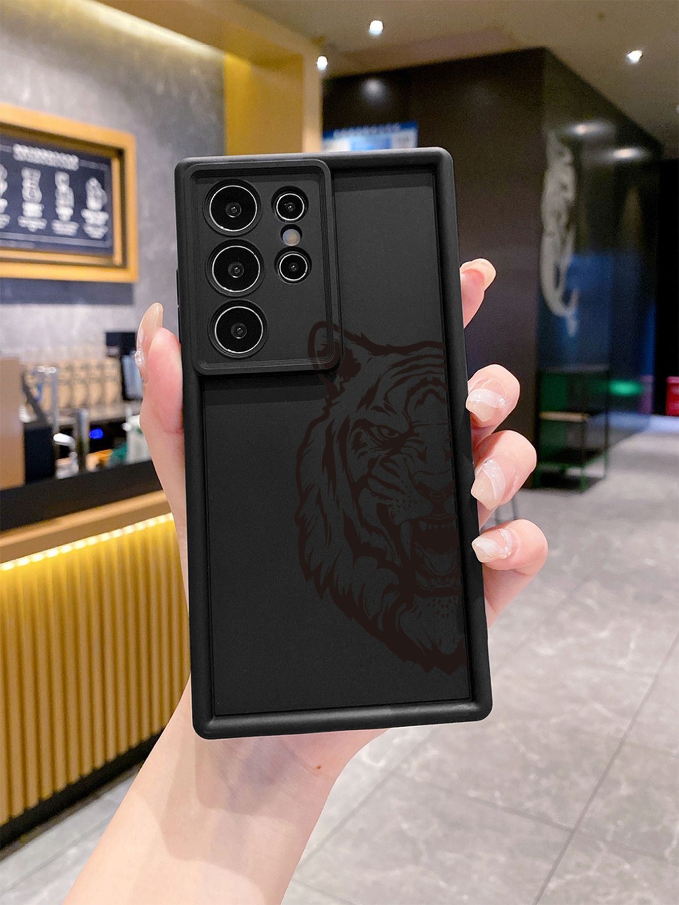 for Samsung Galaxy S24 S23 Ultra S22 Plus S21 FE S20 Cool Tiger Spider Full Protective Phone Case Anti Drop Cover