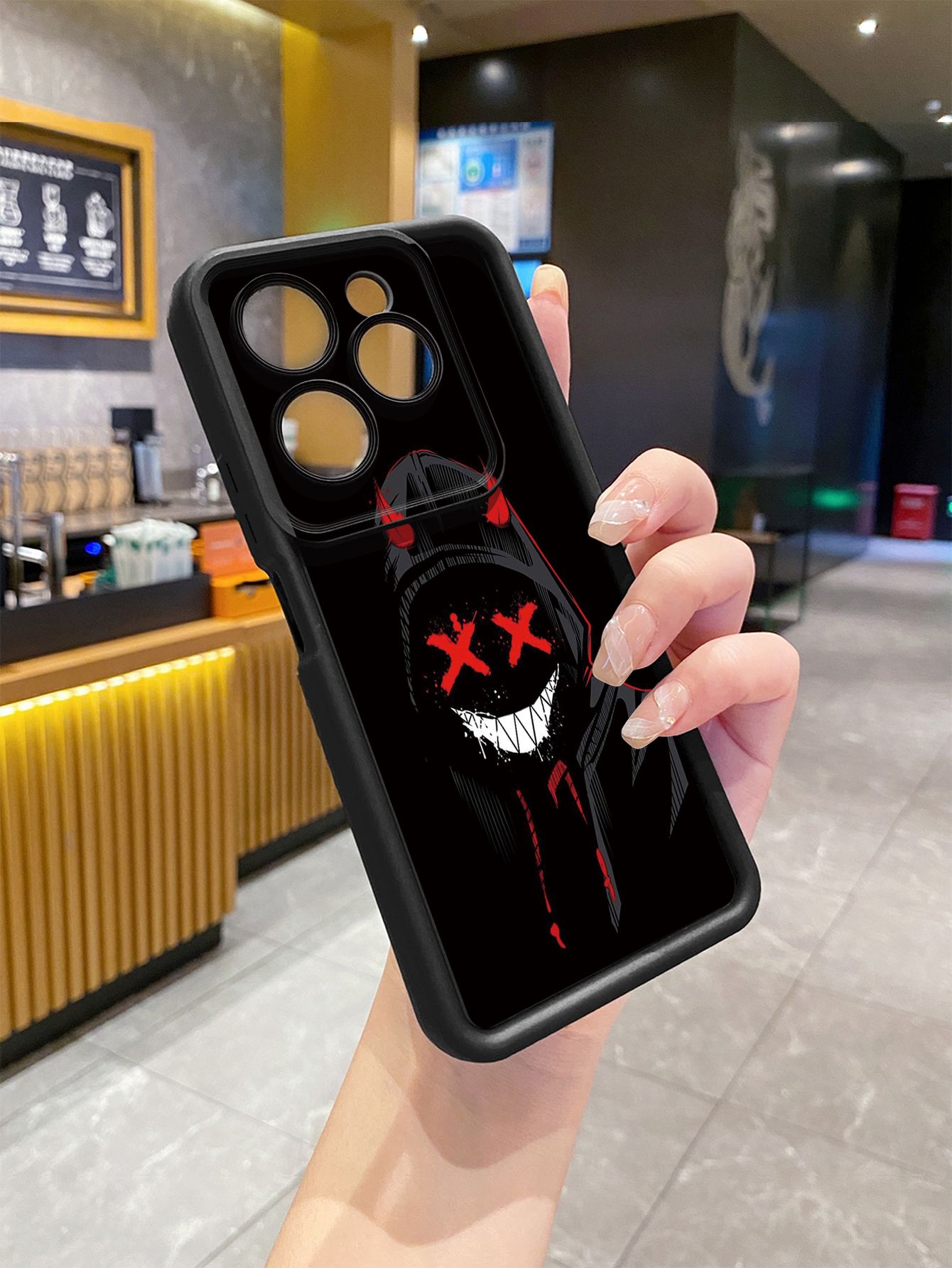 for Infinix Hot 40i 40 Pro 30 Play Note 30 Smart 8 Cute Evil Clown Girl  Full Protective Phone Case Anti Drop Cover