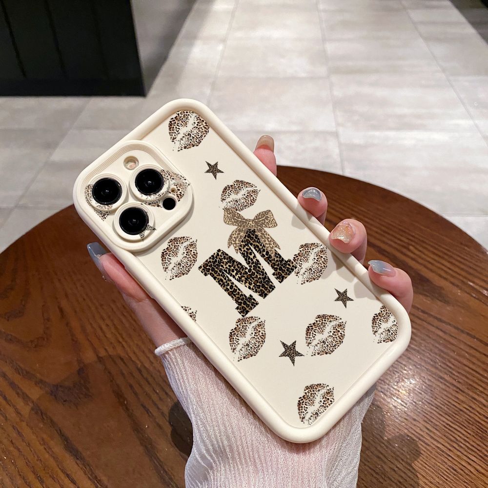 for iPhone 15 Pro Max 14 Plus 13 12 11 XR 8 7 SE 2022 XS Hot Leopard Mouth Full Protective Phone Case Anti Drop Cover