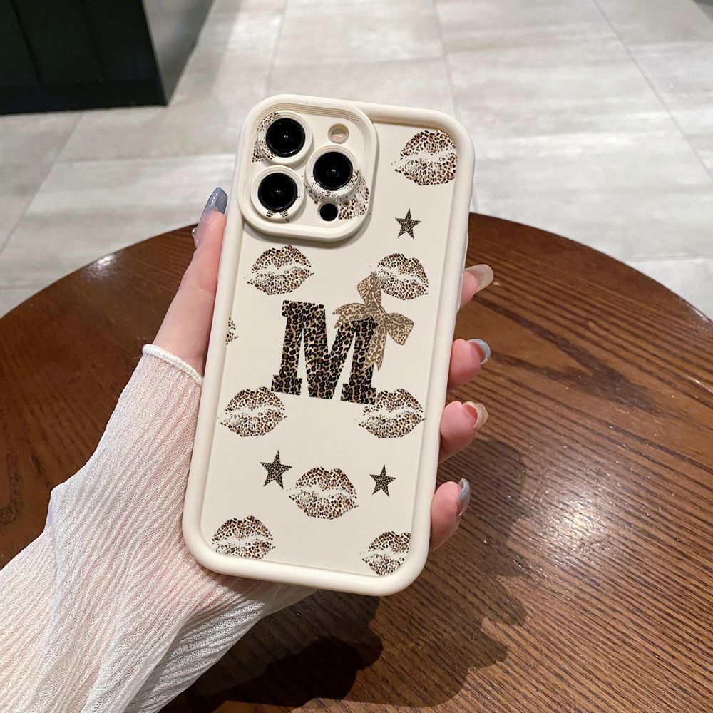 for iPhone 15 Pro Max 14 Plus 13 12 11 XR 8 7 SE 2022 XS Hot Leopard Mouth Full Protective Phone Case Anti Drop Cover