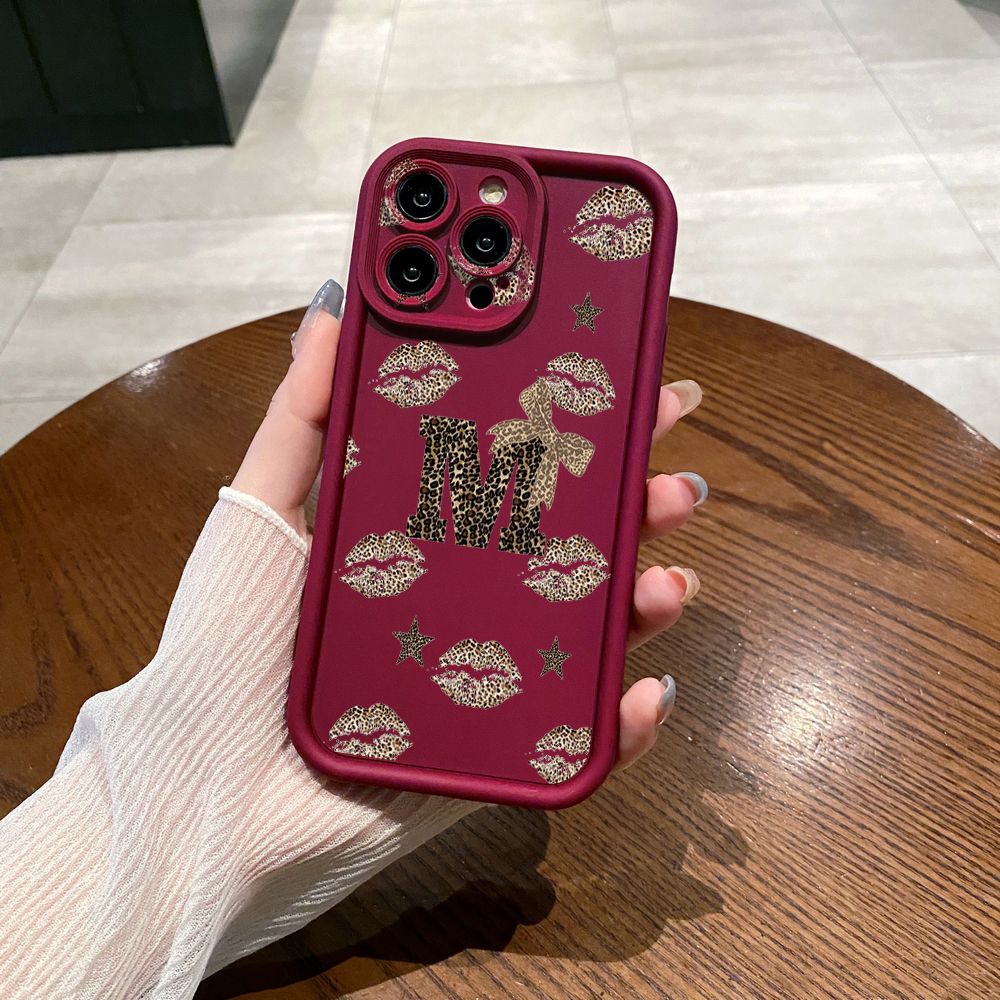 for iPhone 15 Pro Max 14 Plus 13 12 11 XR 8 7 SE 2022 XS Hot Leopard Mouth Full Protective Phone Case Anti Drop Cover