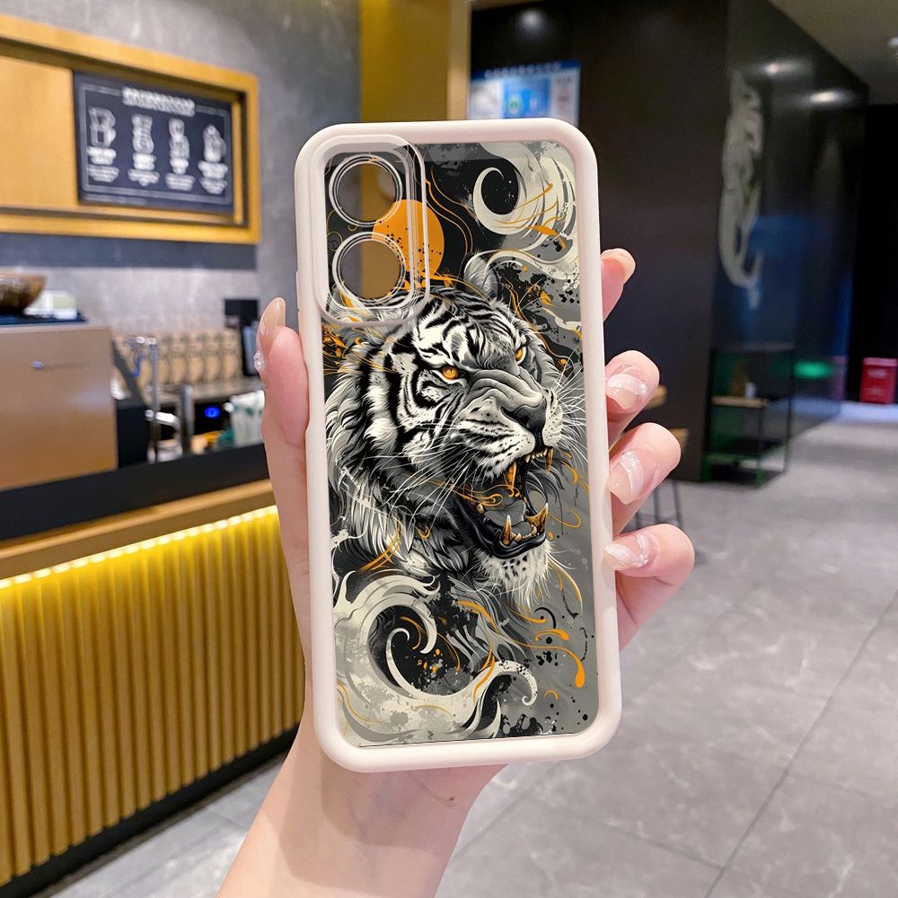 for OPPO A60 A18 A38 A17 A16 A57 A77 4G A59 A98 A78 A58 5G Lion King Full Protective Phone Case Anti Drop Cover
