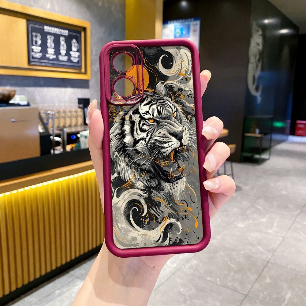 for OPPO A60 A18 A38 A17 A16 A57 A77 4G A59 A98 A78 A58 5G Lion King Full Protective Phone Case Anti Drop Cover