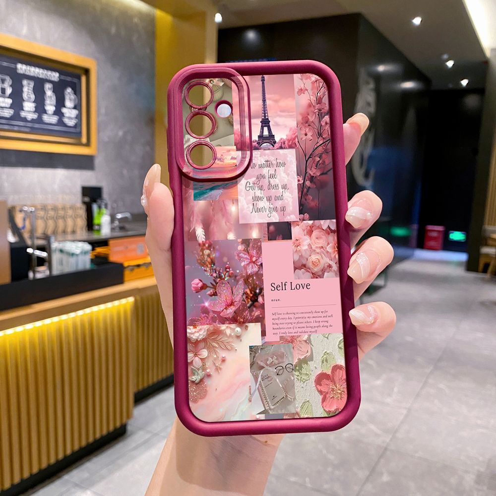 for Samsung Galaxy A15 A05 A35 A55 A14 A34 A33 A53 A73 A32 A52S A72 Poetic Black Full Protective Phone Case Anti Drop Cover