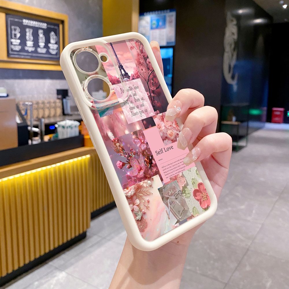 for VIVO Y17S Y27 T1X Y02S Y21S Y02 Y33S Y12S Y18 Y38 Poetic Black Full Protective Phone Case Anti Drop Cover