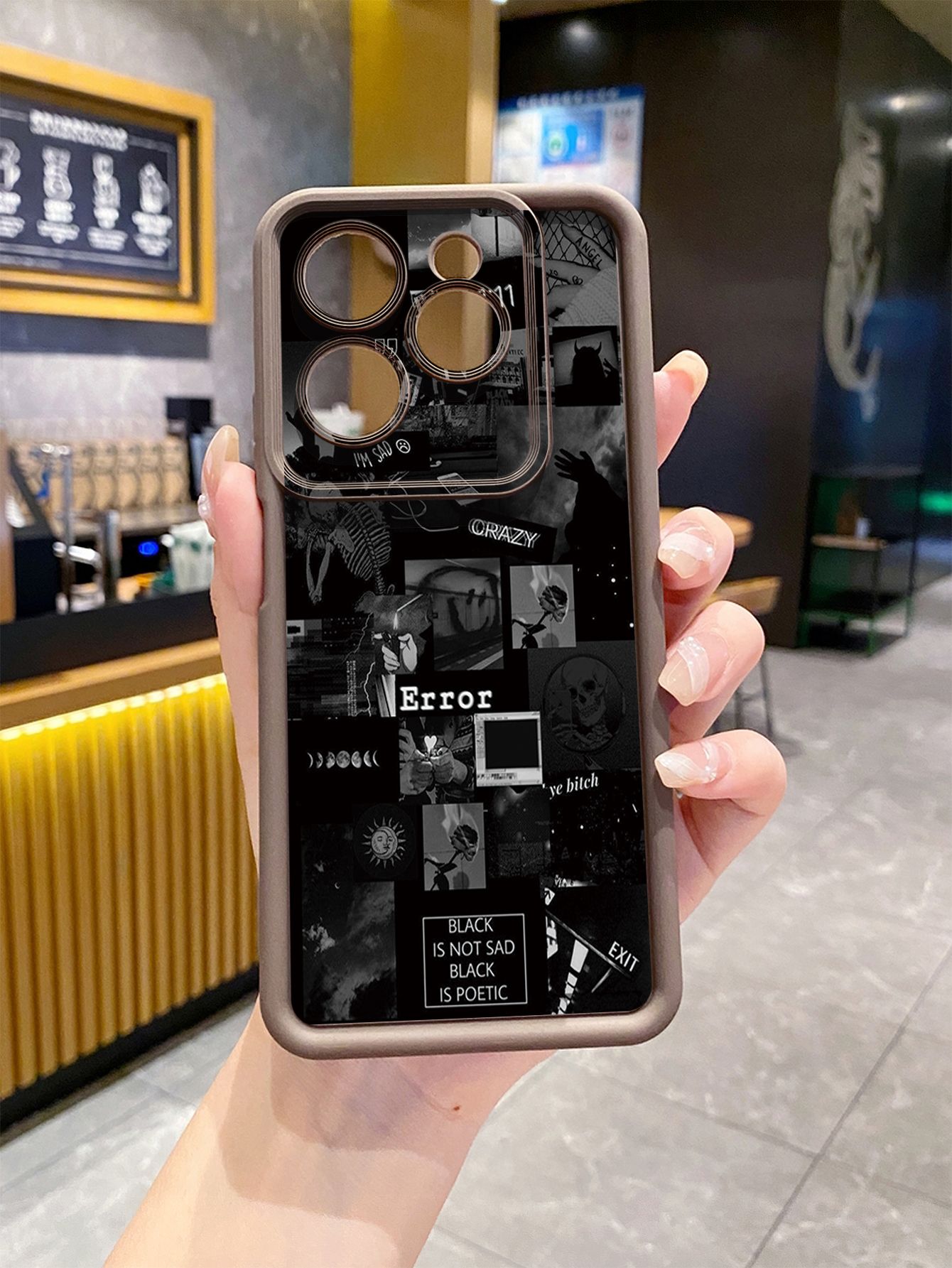 for Infinix Hot 40i 40 Pro 30 Play Note 30 Smart 8 Poetic Black Full Protective Phone Case Anti Drop Cover