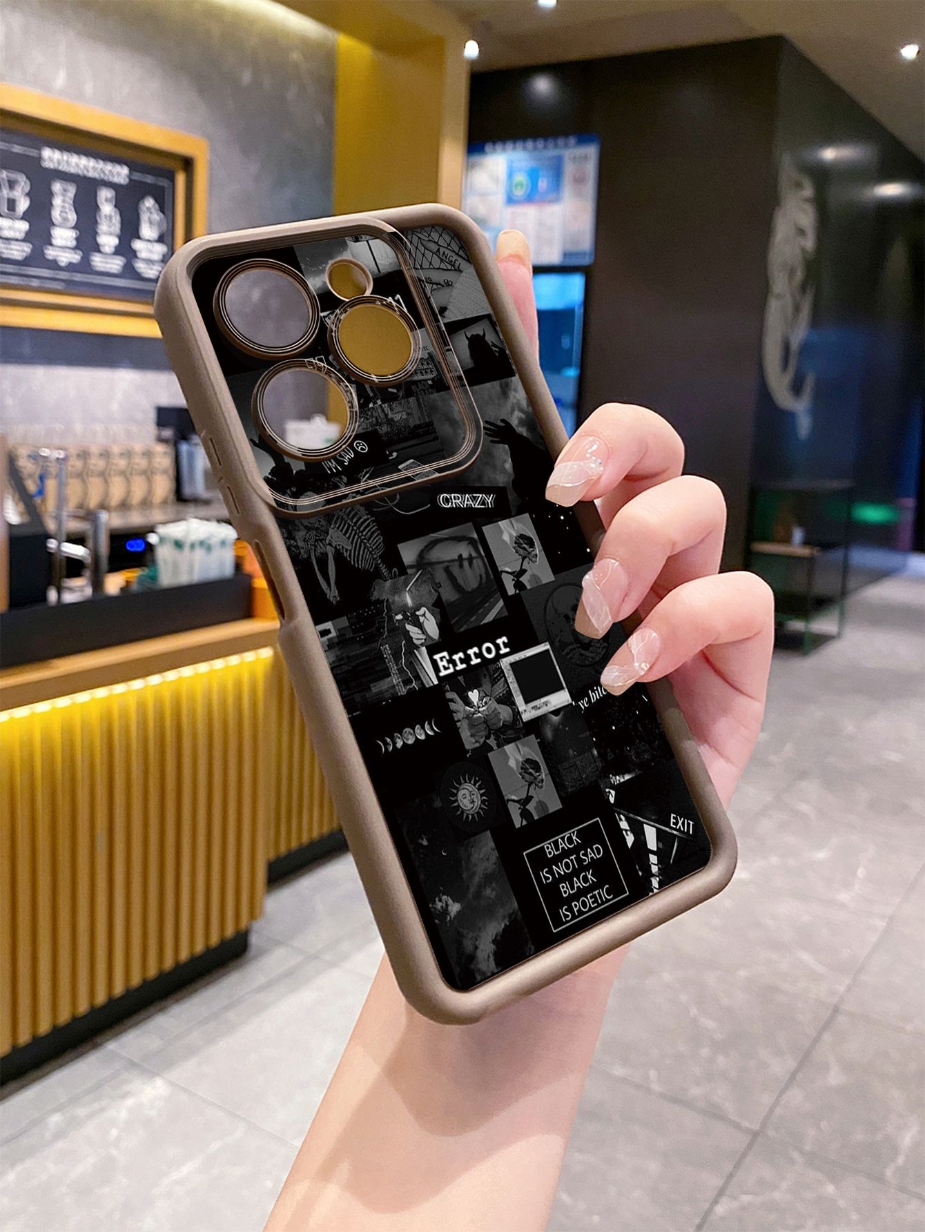 for Infinix Hot 40i 40 Pro 30 Play Note 30 Smart 8 Poetic Black Full Protective Phone Case Anti Drop Cover