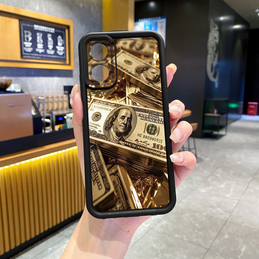 for Realme C67 C53 C51 Note 50 C21Y C25Y C33 C30 C35 9i USD Dollar Cash Full Protective Phone Case Anti Drop Cover