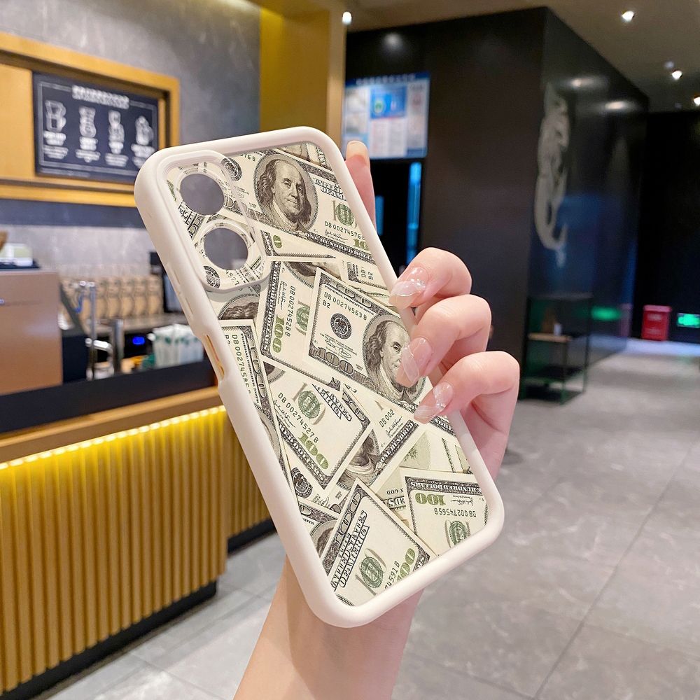 for Realme C67 C53 C51 Note 50 C21Y C25Y C33 C30 C35 9i USD Dollar Cash Full Protective Phone Case Anti Drop Cover