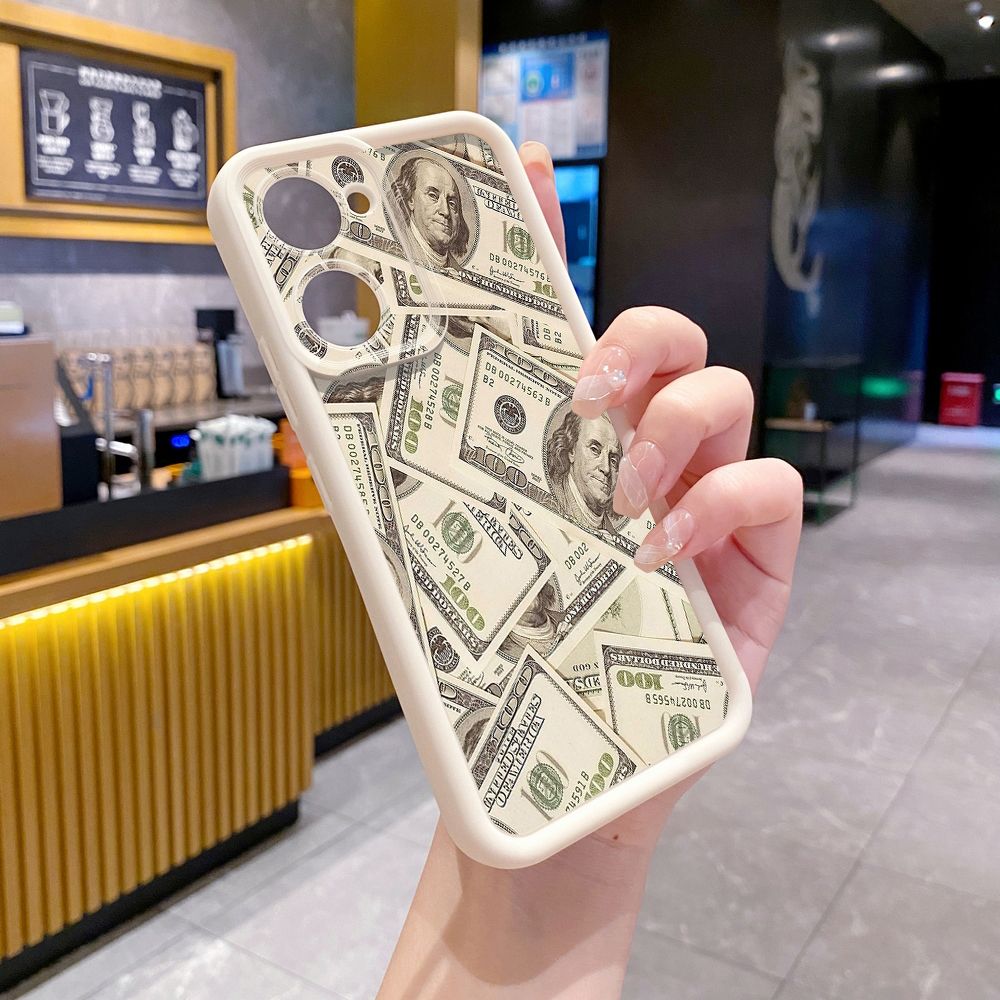 for VIVO Y17S Y27 T1X Y02S Y21S Y02 Y33S Y12S Y18 Y38 USD Dollar Cash Full Protective Phone Case Anti Drop Cover