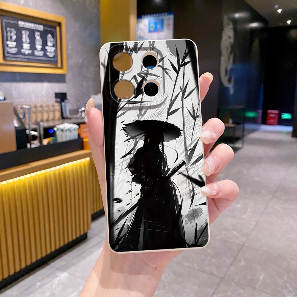 For Xiaomi Redmi Note 13 12 Pro 5G 12S 11S 13C A1 10 Pro 4G 10S Redmi 10C 9C Dragon Pattern Sword Full Protective Case Anti Drop Cover