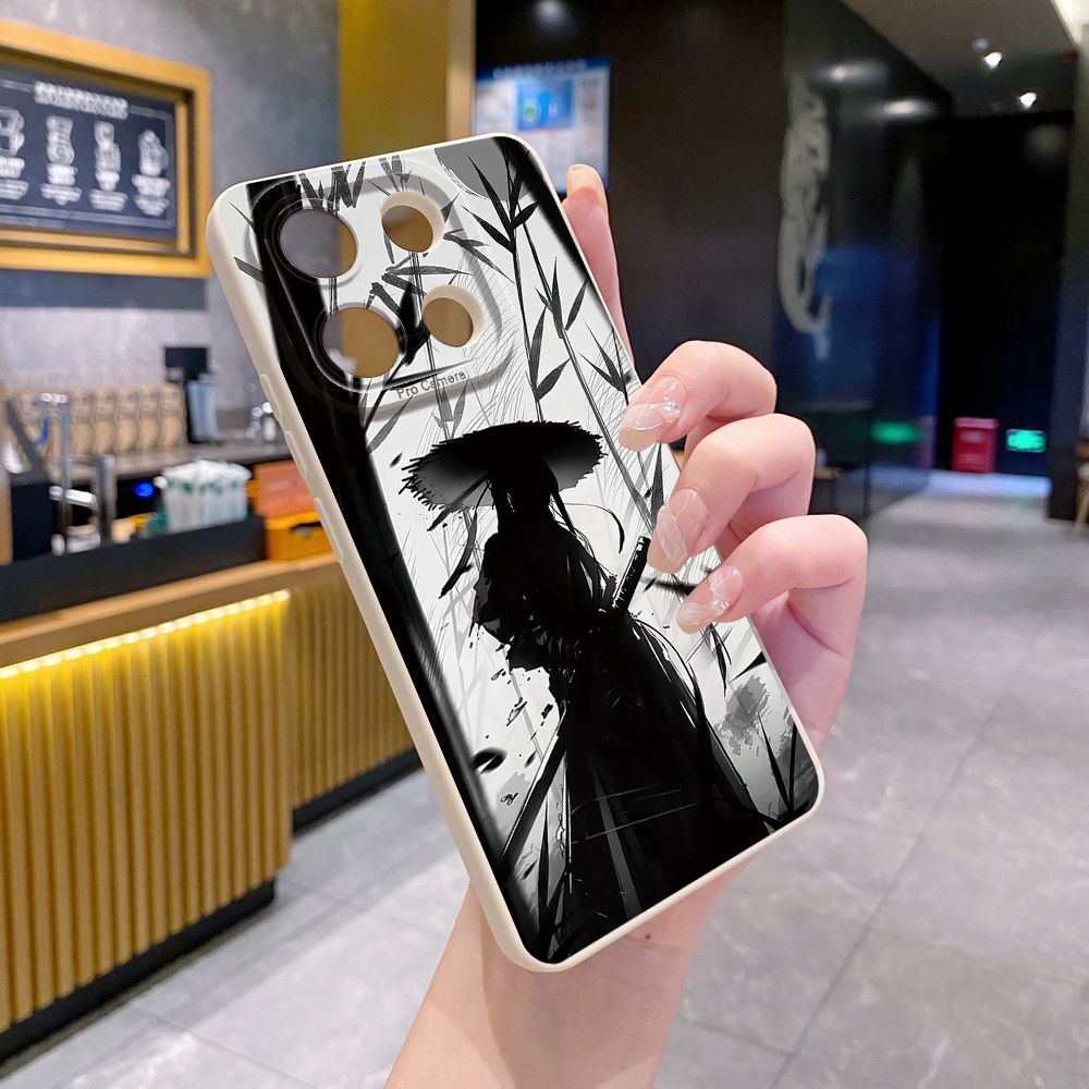 For Xiaomi Redmi Note 13 12 Pro 5G 12S 11S 13C A1 10 Pro 4G 10S Redmi 10C 9C Dragon Pattern Sword Full Protective Case Anti Drop Cover