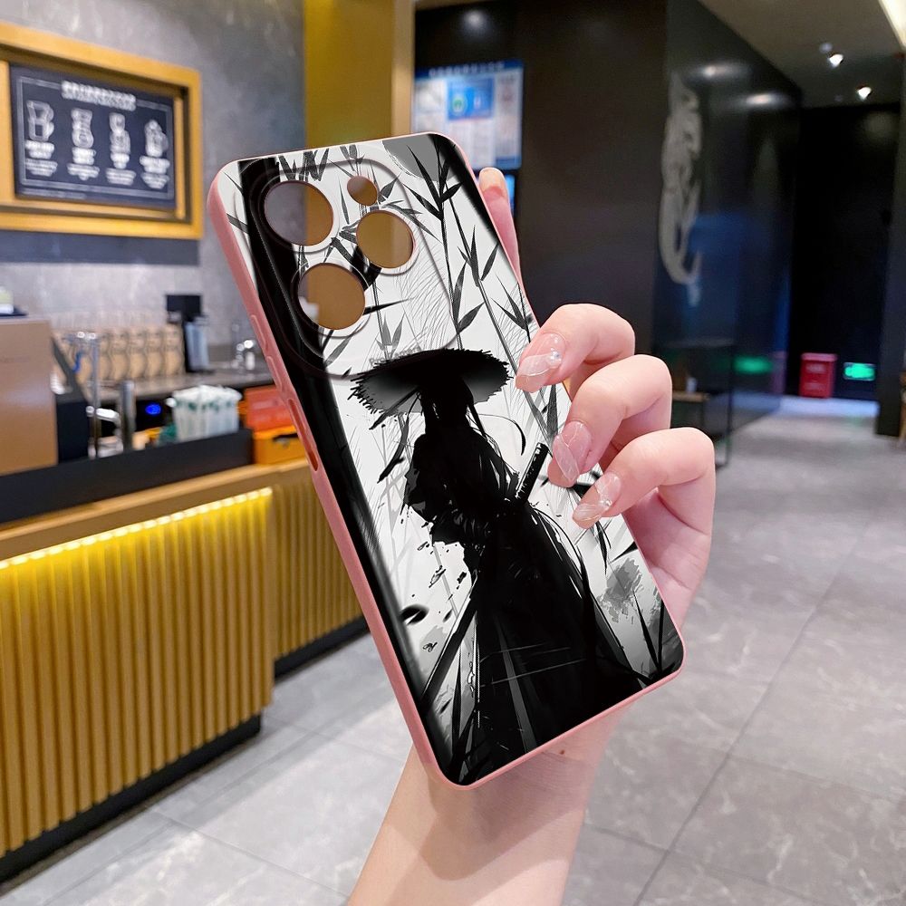 For Infinix Hot 50i 40i 40 Pro Note 12 G96 30 Hot 20 Play 12i 30i 20i 10S 11 Play 11S 10i Smart 8 9 5 Dragon Pattern Sword Full Protective Case Anti Drop Cover