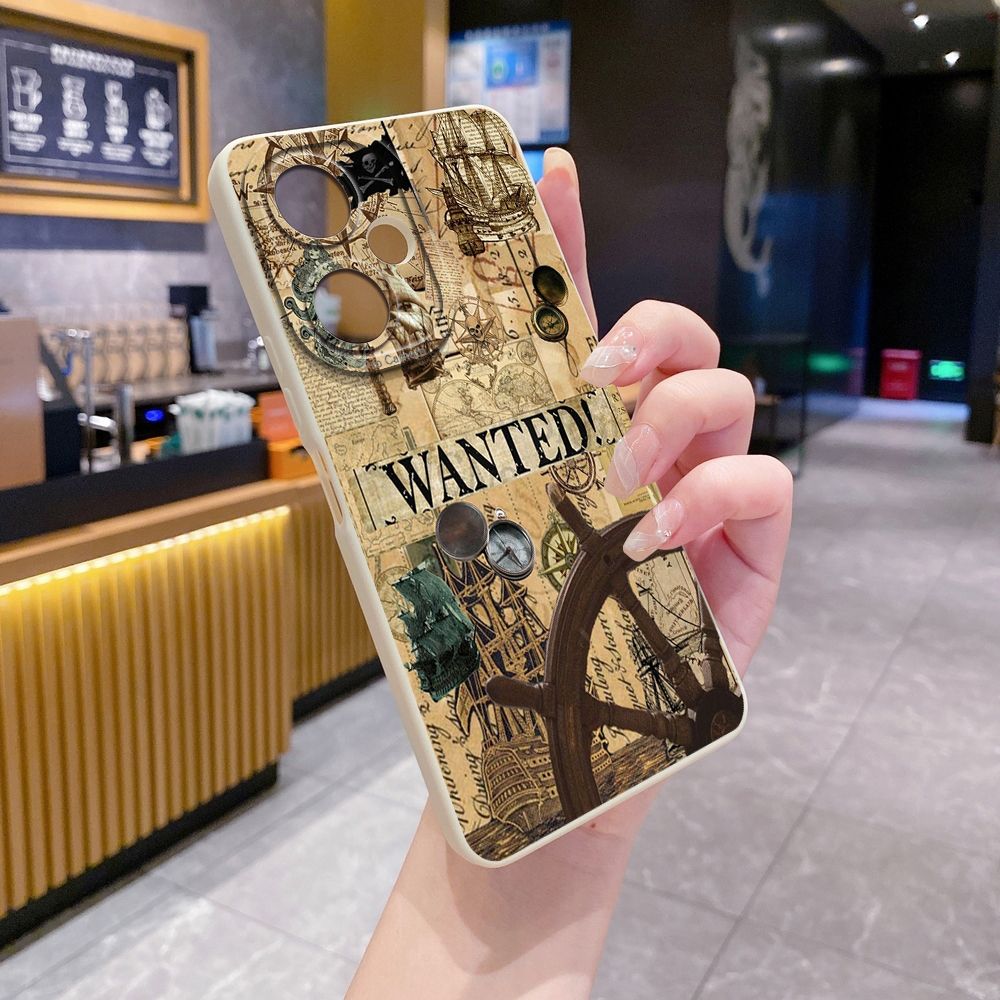 For VIVO Y28 Y03 Y18 Y17S Y27 Y15A Y15S Y02S Y02A Y36 Y33S Y12S Y12A Y01 Y1S Y20A Y22 Sailing Boat Compass Full Protective Case Anti Drop Cover