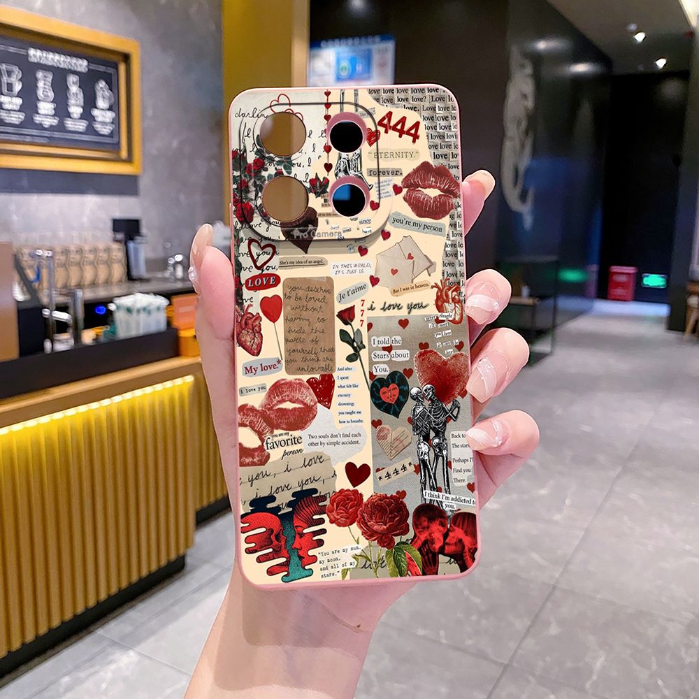 For Xiaomi Redmi Note 13 12 Pro 5G 12S 11S 13C A1 10 Pro 4G 10S Redmi 10C 9C Blue Art Flower Full Protective Case Anti Drop Cover