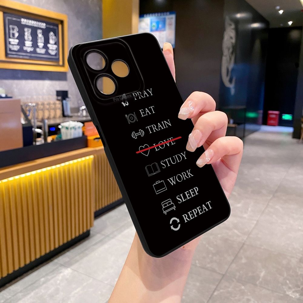 For Realme C61 C63 C65 C67 C53 C51 Note 50 60 C21 C33 C30 C35 C11 2021 C12 C15 C21Y C25Y Realme 12 13 God Is Love Full Protective Case Anti Drop Cover