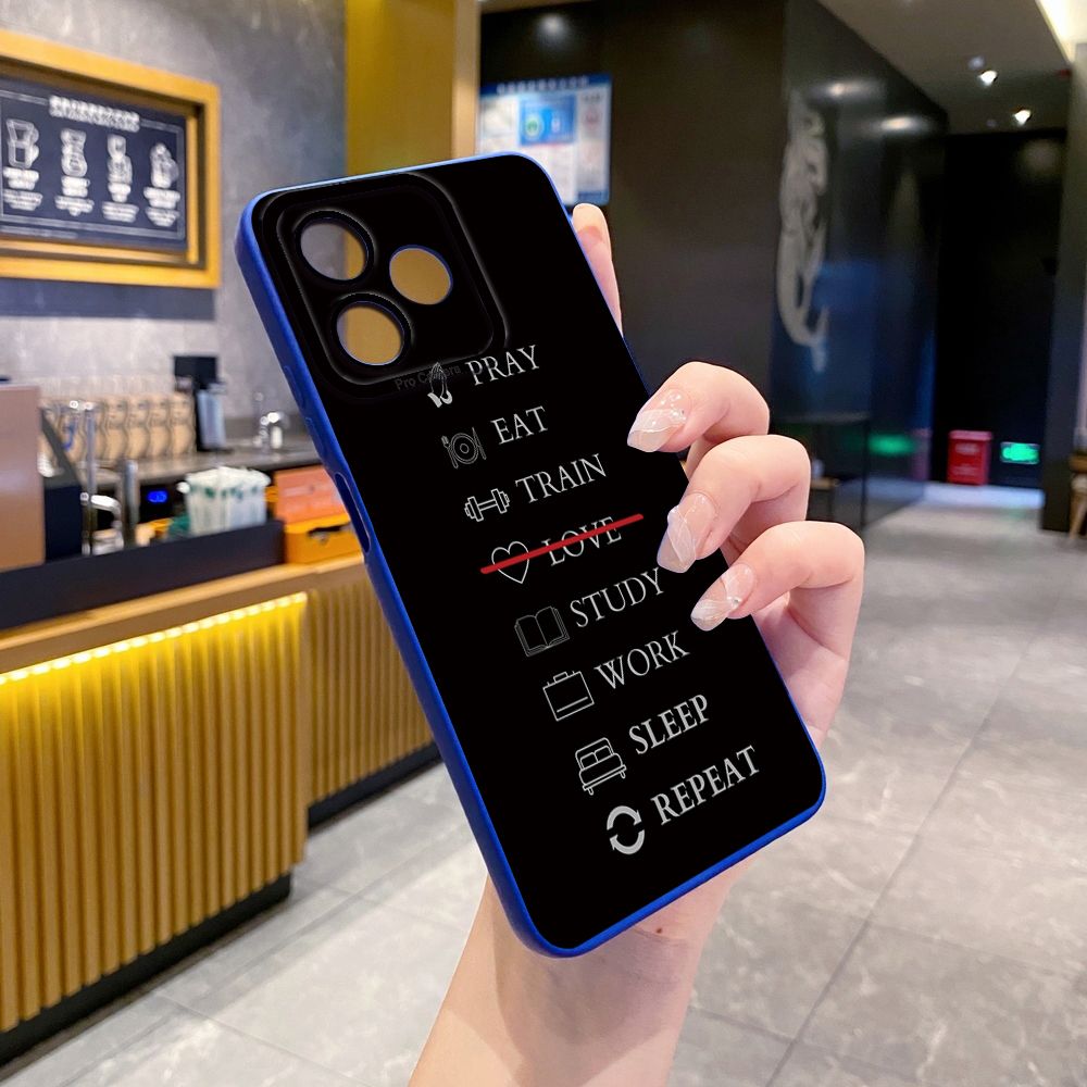 For Realme C61 C63 C65 C67 C53 C51 Note 50 60 C21 C33 C30 C35 C11 2021 C12 C15 C21Y C25Y Realme 12 13 God Is Love Full Protective Case Anti Drop Cover