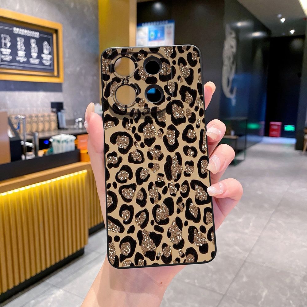 For Xiaomi Redmi Note 13 12 Pro 5G 12S 11S 13C A1 10 Pro 4G 10S Redmi 10C 9C Colorful Leopard Print Full Protective Case Anti Drop Cover