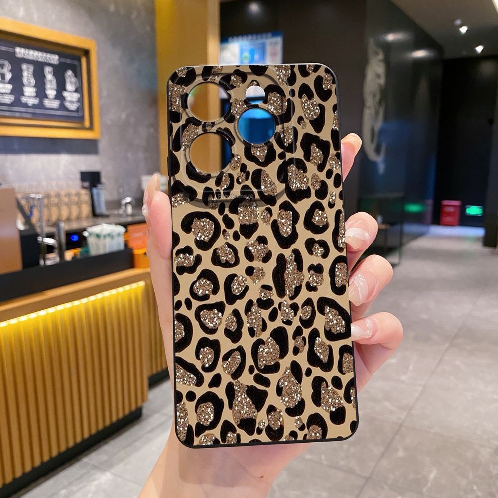 For Infinix Hot 50i 40i 40 Pro Note 12 G96 30 Hot 20 Play 12i 30i 20i 10S 11 Play 11S 10i Smart 8 9 5 Colorful Leopard Print Full Protective Case Anti Drop Cover