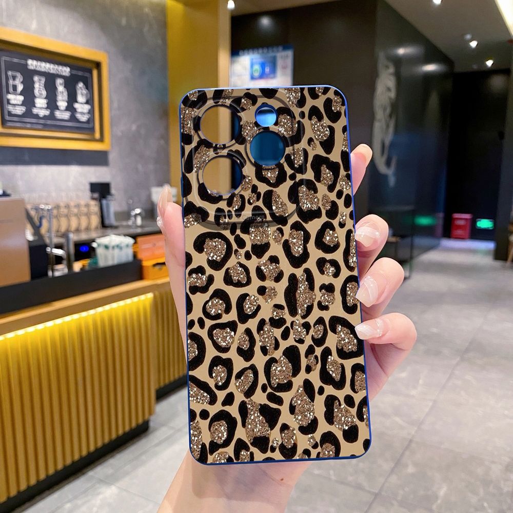 For Infinix Hot 50i 40i 40 Pro Note 12 G96 30 Hot 20 Play 12i 30i 20i 10S 11 Play 11S 10i Smart 8 9 5 Colorful Leopard Print Full Protective Case Anti Drop Cover